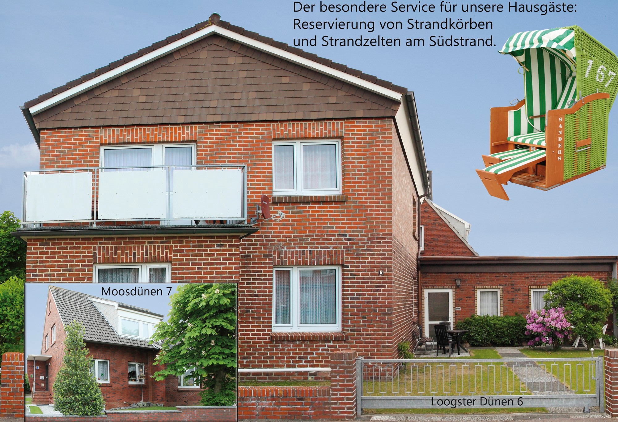 Gästehaus Sanders/Whg. 2 (4345) Borkum - 55m² Ferienwohnung/App. für ... Gästehaus Sanders/Whg. 2 (4345) Borkum - 55m² Ferienwohnung/App. für ...