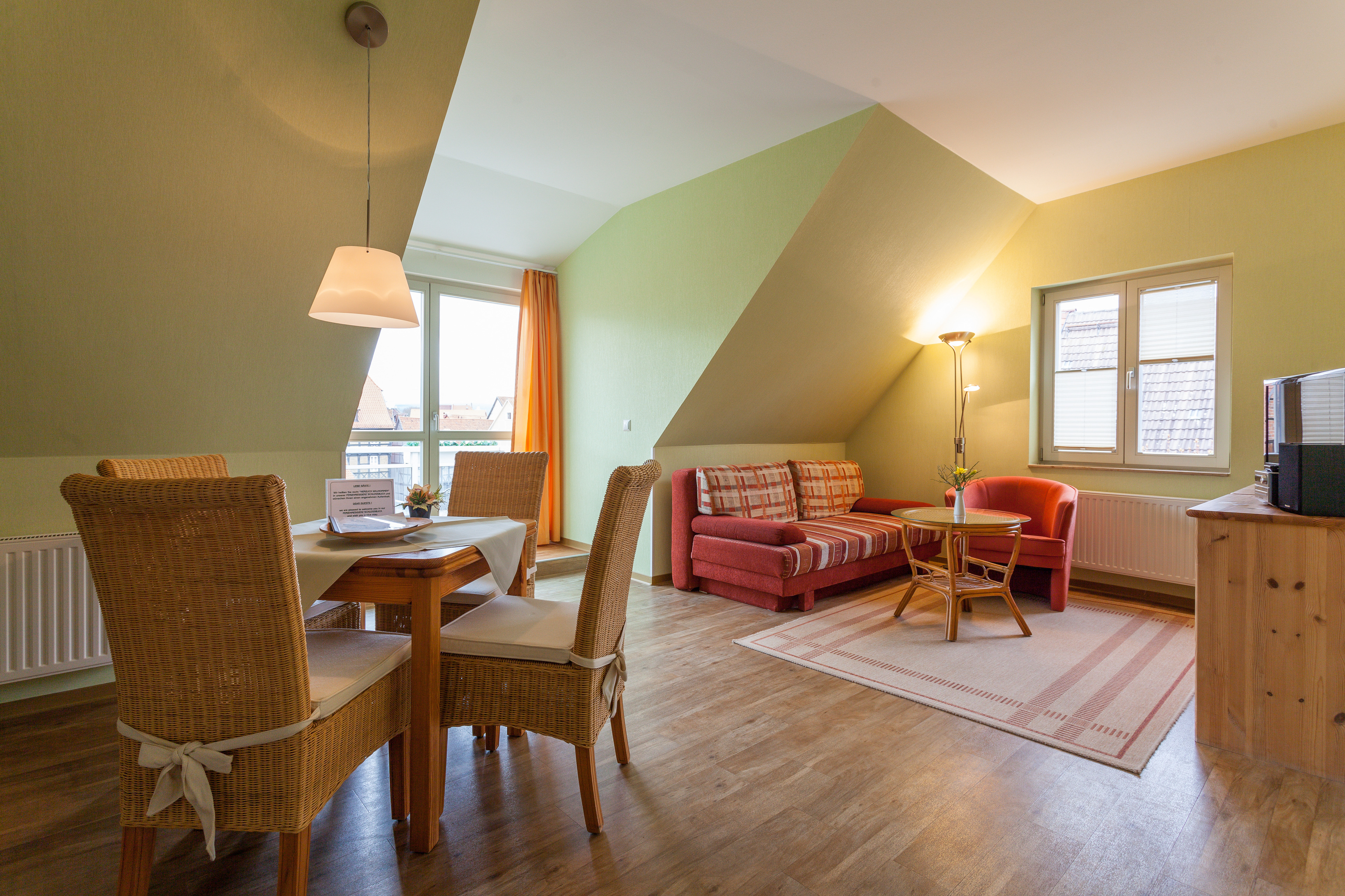 Schlossblick II Ferienwohnung  Sachsen Anhalt Harz