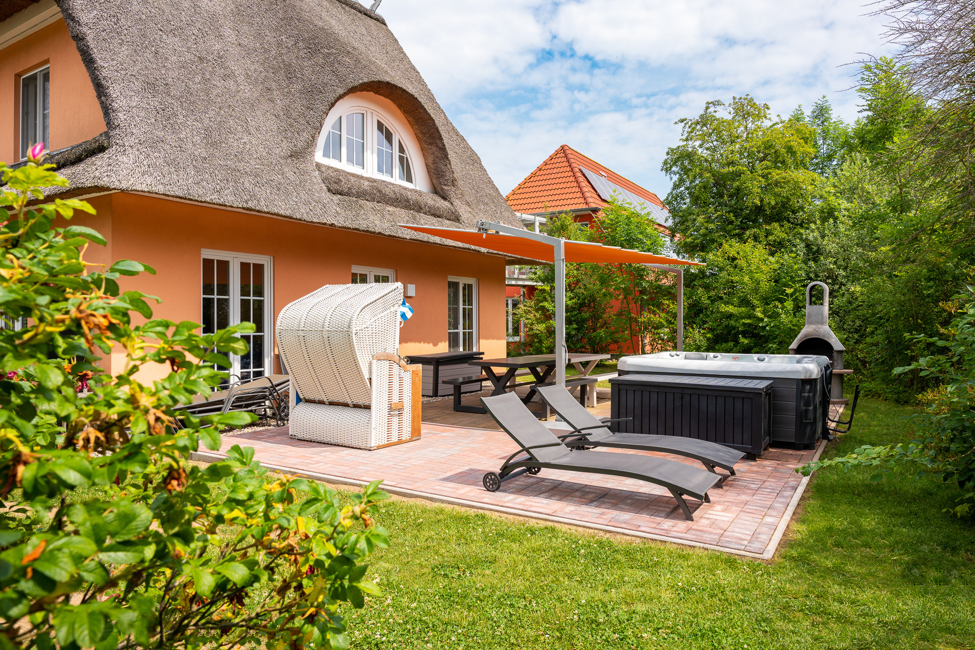 Reethaus REMY Luxus mit Schwimmbad Dampfbad und Sa Ferienhaus an der Ostsee