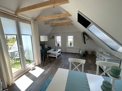 Foto 1 Ferienwohnung Ostfriesland Norddeich & Umgebung Huus an`t Koornfeld Dachgeschosswohnung mit Loggia (Objekt 37600) buchen