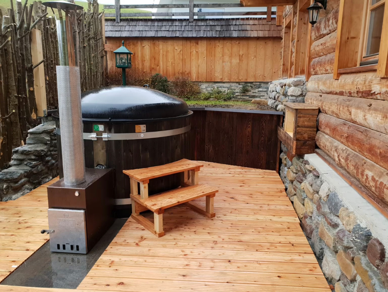 Chalet  mit HotPot, Saunahütte Steinbock by FeWo-Plancom St. Martin (STMA104) — Foto 17