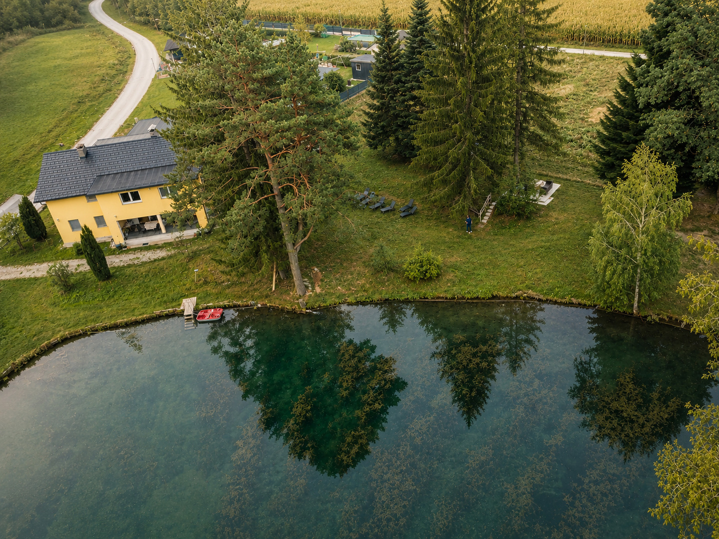 Ferienwohnung in Südkärnten – Bergblick, Fischteich & Naturidylle – Bild 1