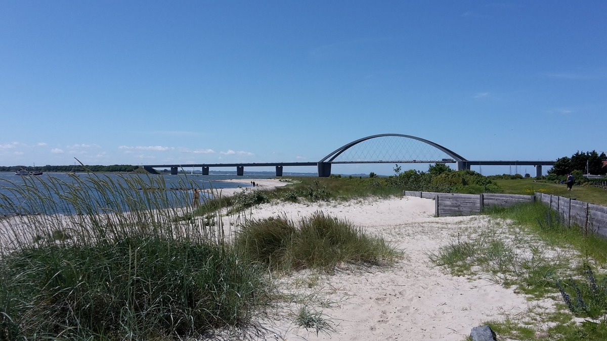 Der Strand von Fehmarnsund auf Fehmarn