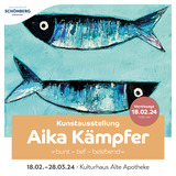 Kunstausstellung  •  Aika Kämpfer "bunt – tief – belebend"