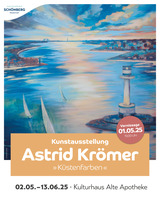 Kunstausstellung Astrid Krömer "Küstenfarbe"