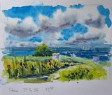 Aquarellieren mit dem Skizzenbuch