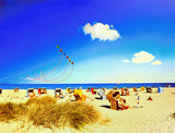 Drachenfliegen am Strand