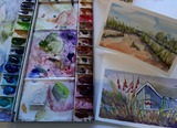 Maritimer Sommer an der Küste - Aquarellmalkurs mit Susanne Cromwell im Haus des Gastes