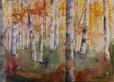 Herbstimpressionen - Aquarellmalkurs mit Susanne Cromwell im Haus des Gastes