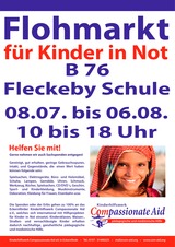 Flohmarkt f&uuml;r Kinder in Not