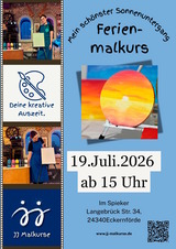 JJArts Malkurs "Mein sch&ouml;nster Sonnenuntergang"