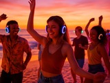 Silent Beats - Kopfh&ouml;rerparty am Strand