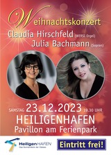 Weihnachtskonzert mit Claudia Hirschfeld