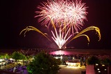 Höhenfeuerwerk zum Promenadenfest