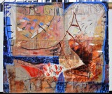 Führung der Künstlerin Margaret Kelley durch ihre Ausstellung "Gobelins aus dem Zyklus A Leap of Faith"